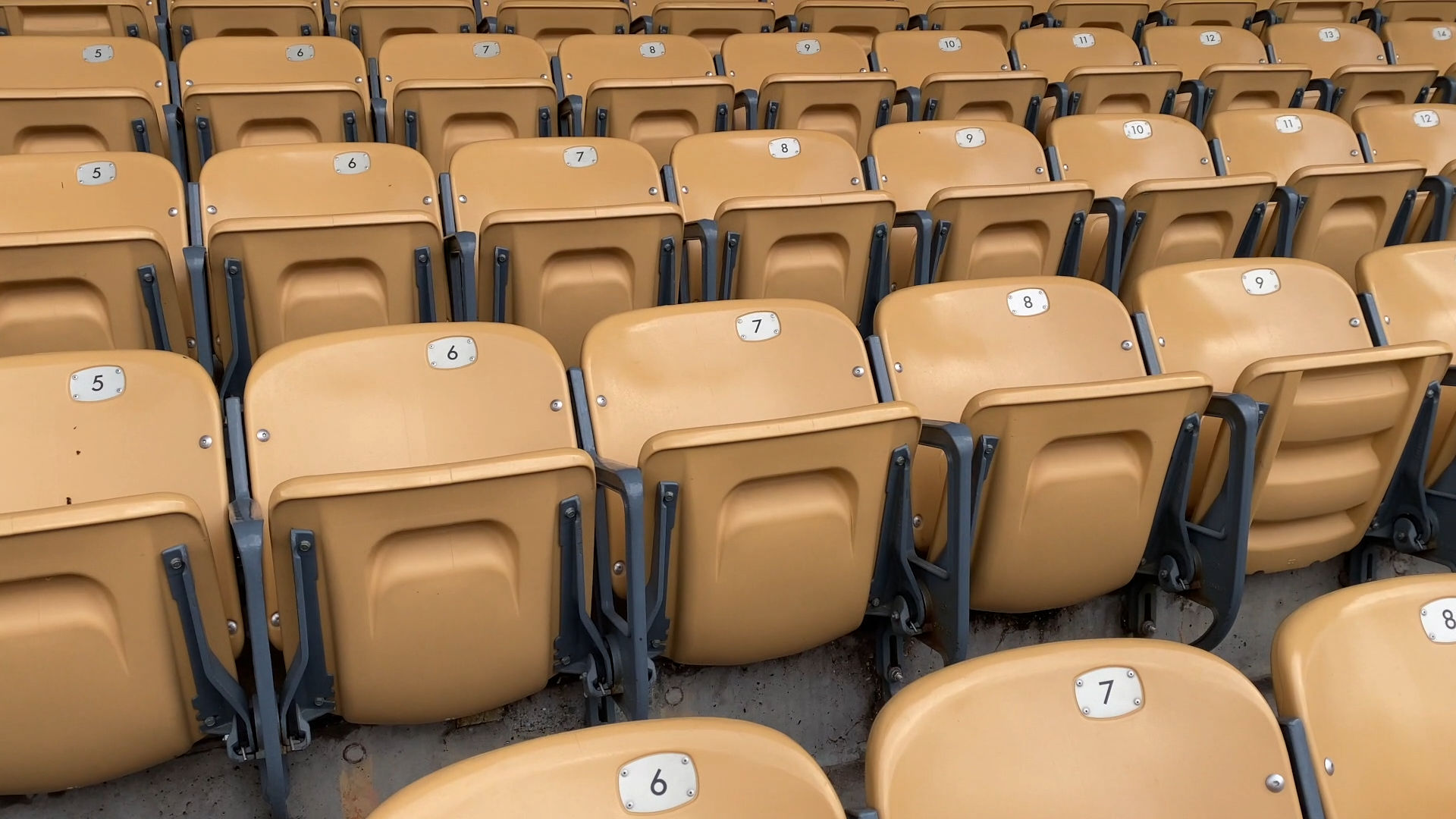 Orange Seats Dodger Stadium