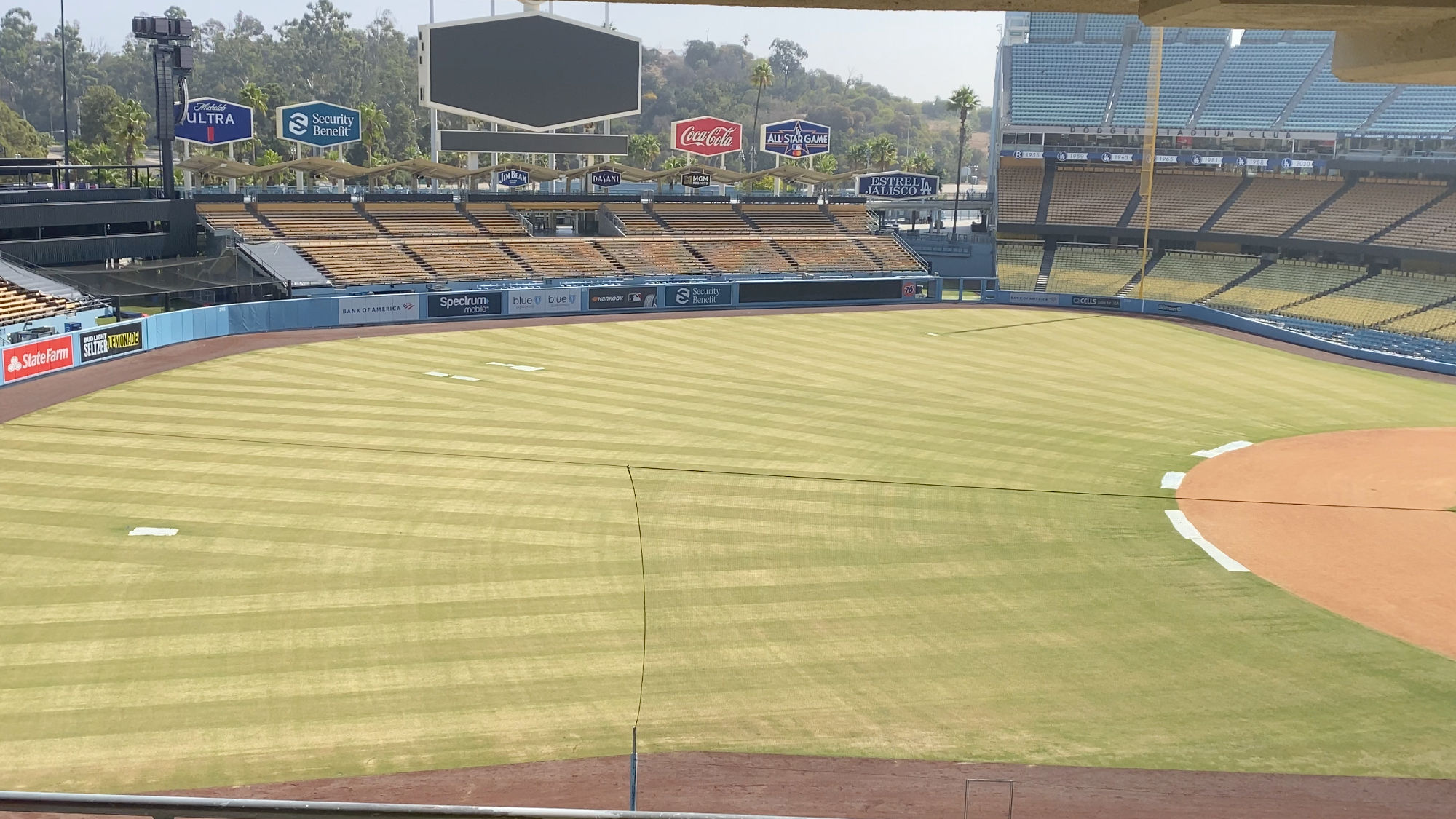 Dodger Stadium View from Club Level