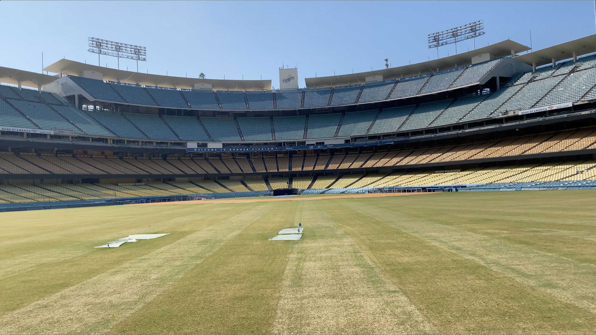 Dodger Stadium Outfield