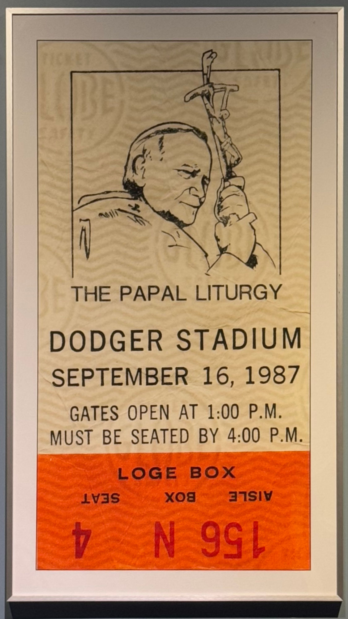 Dodger Stadium The Papal Liturgy