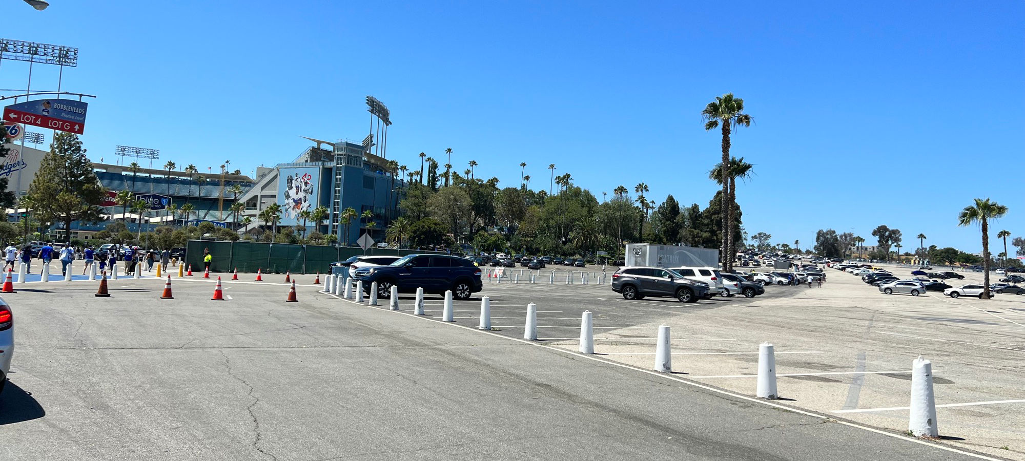 Dodger Stadium Parking Lots