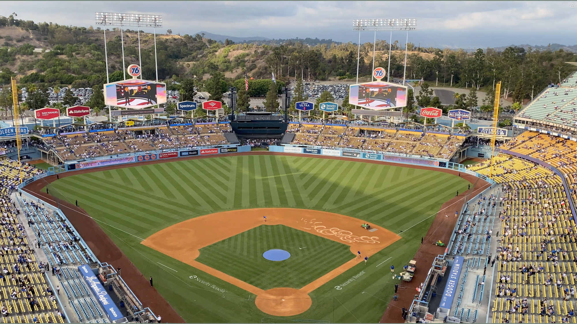 Dodger Stadium Playing Field