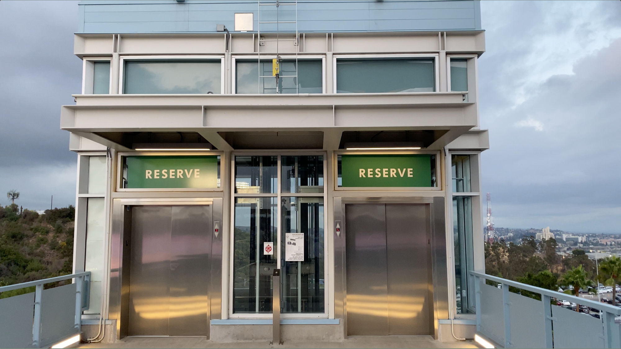 Dodger Stadium Reserve Elevator