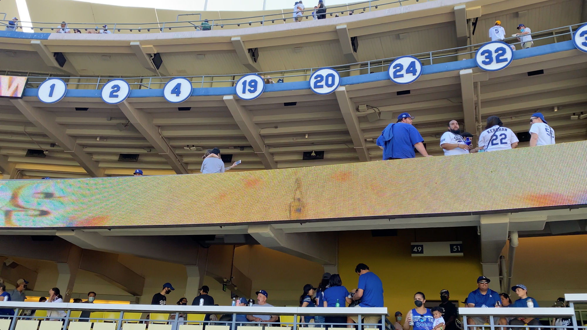 Dodger Stadium Retired Numbers