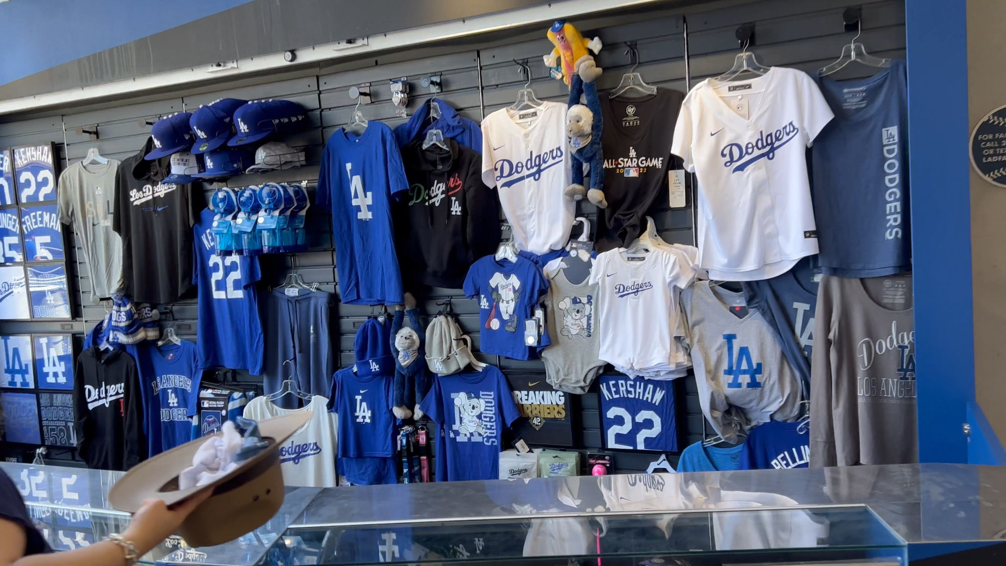 Dodger Stadium Shirts Booth