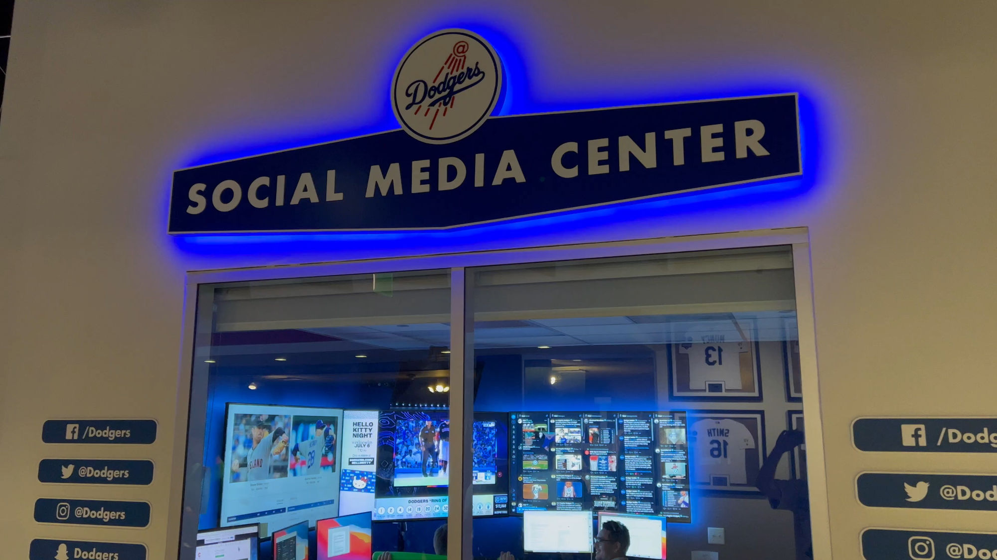 Dodger Stadium Social Media Center