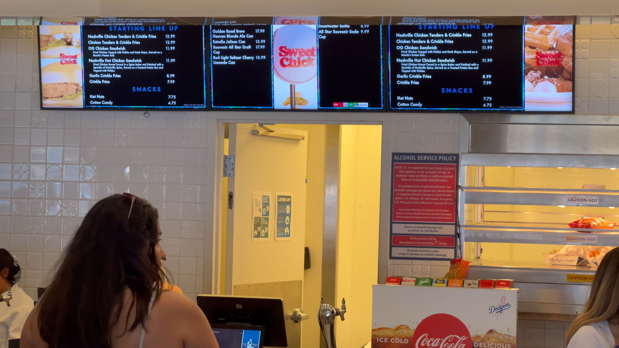 Dodger Stadium Sweet Chick Menu