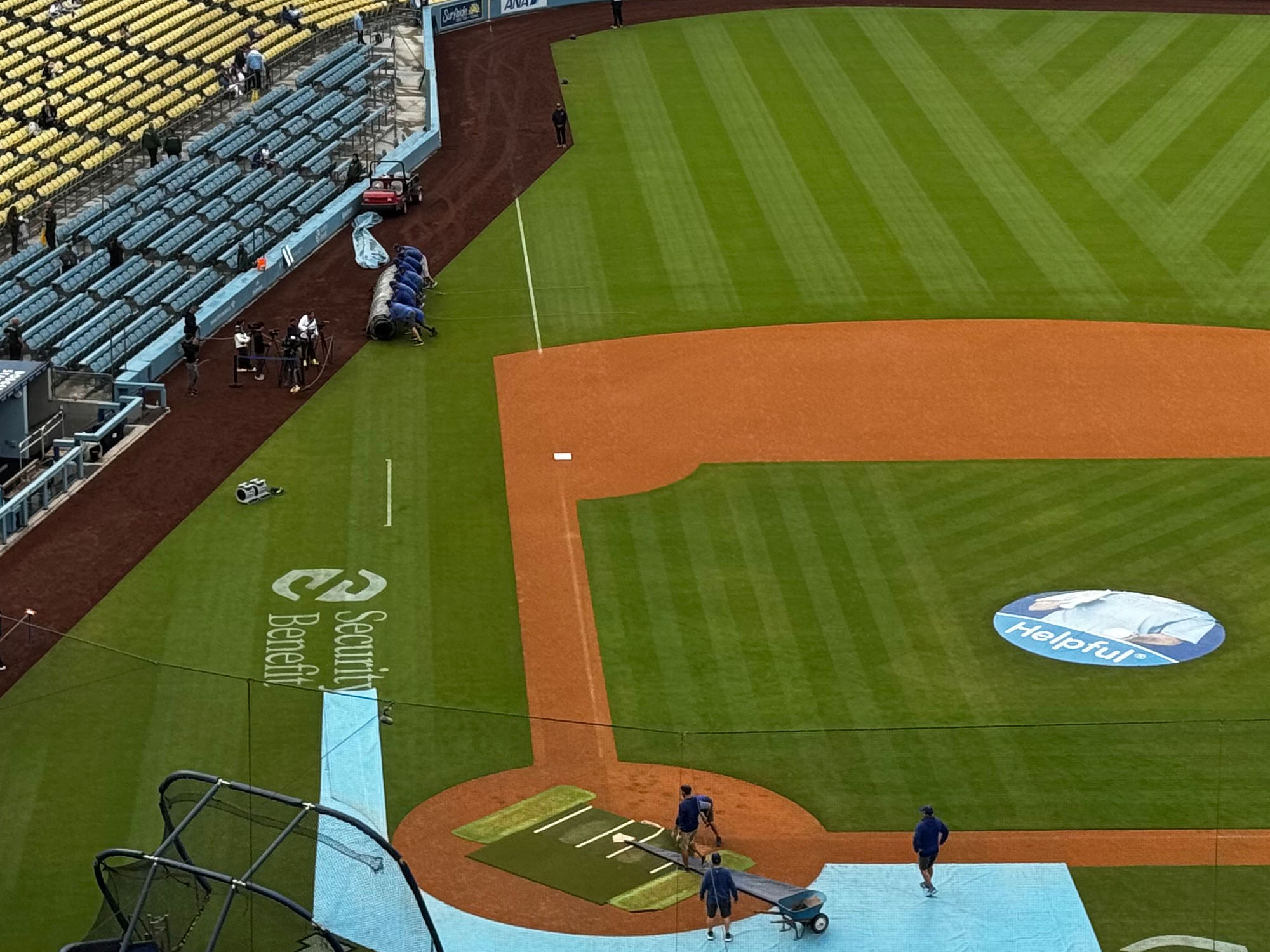 Dodger Stadium Tarp Bag It