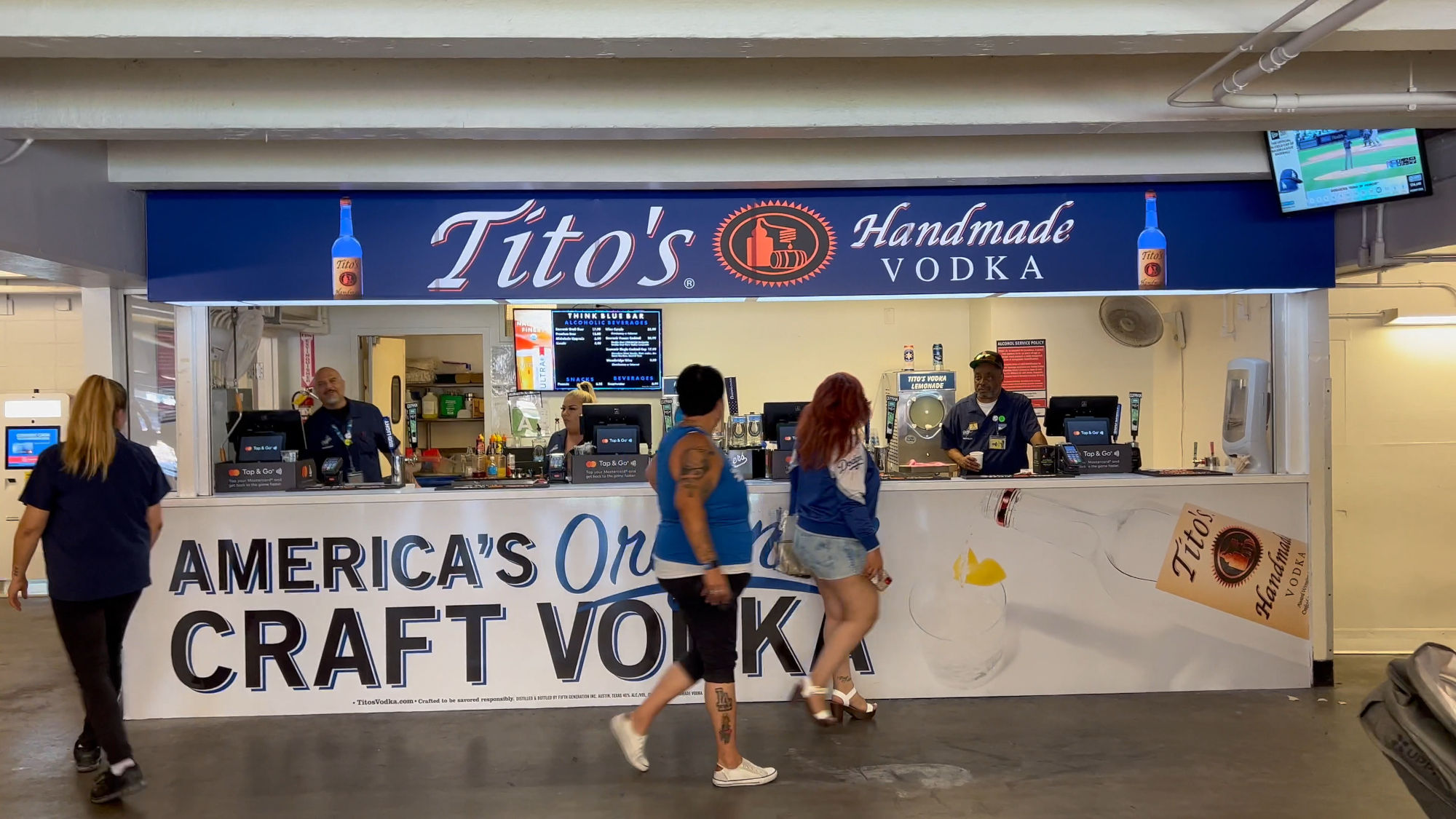 Think Blue Bar Dodger Stadium Think Blue Bar