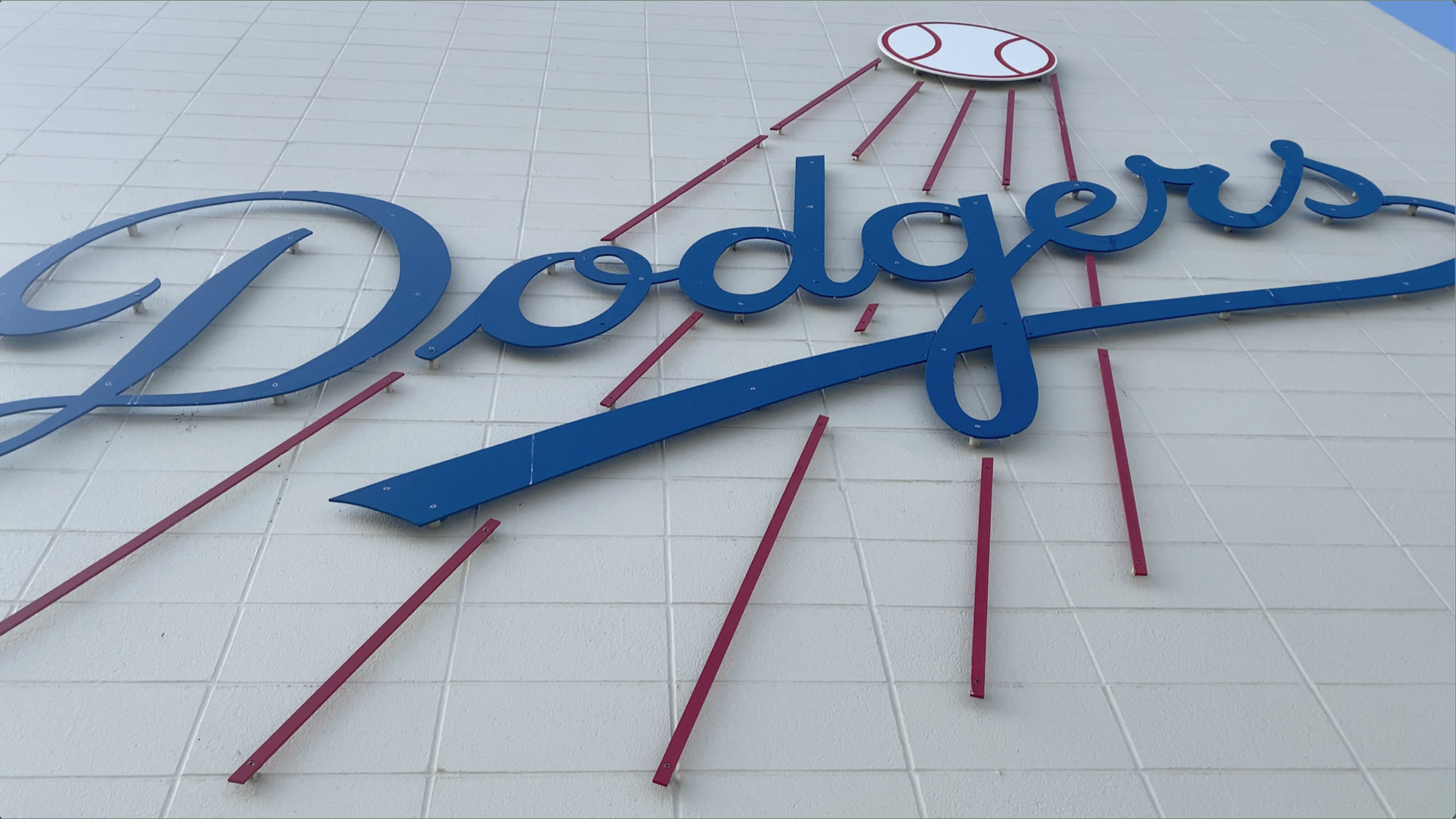Dodger Stadium Top Deck Dodgers Logo