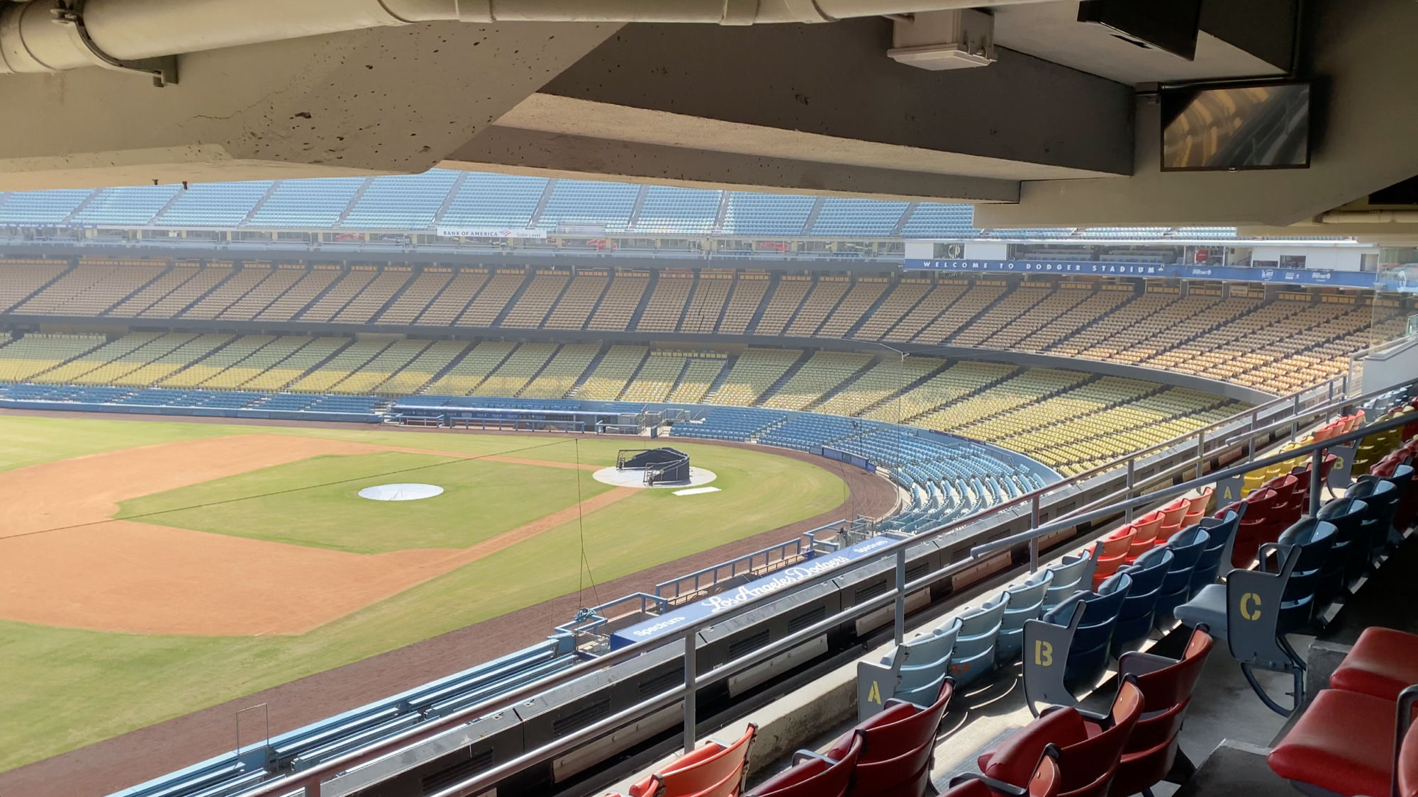 Dodger Stadium View from Club Level