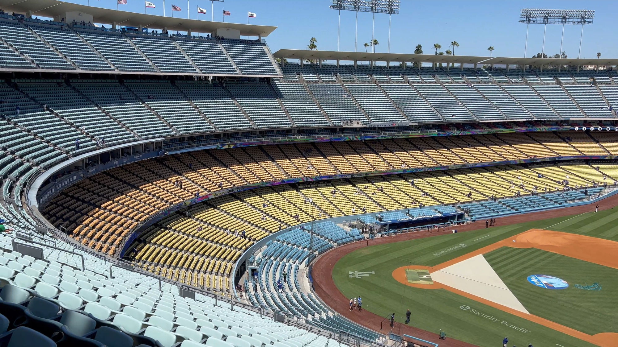 Dodger Stadium View from Reserve 36