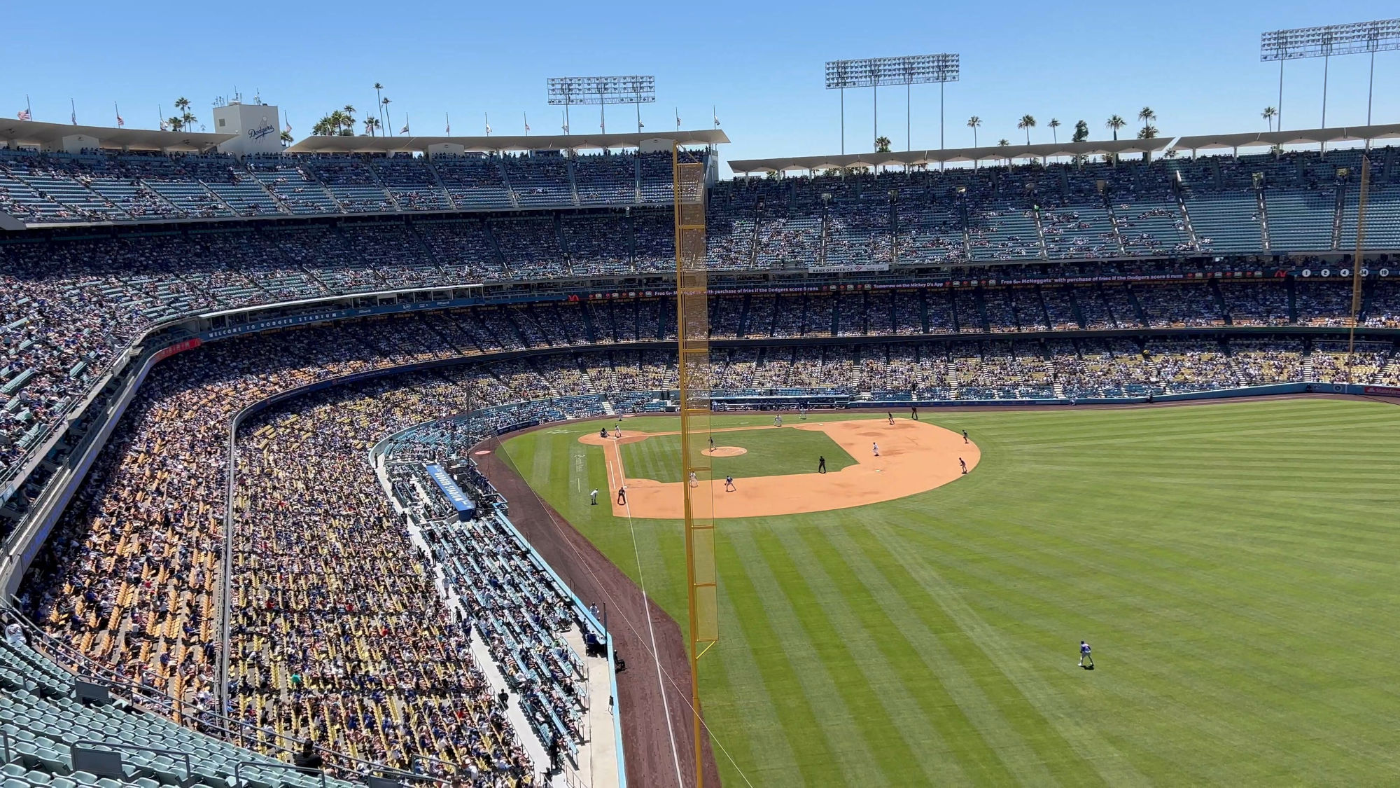 Dodger Stadium View from Reserve 60