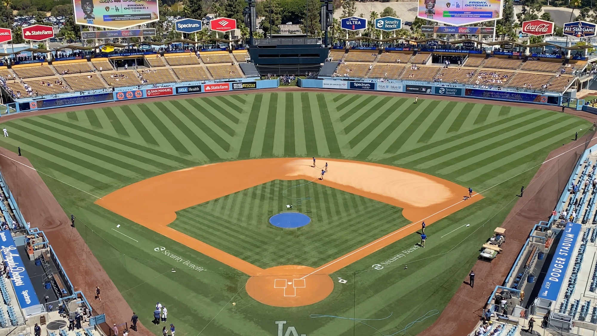 Dodger Stadium View from Top Deck