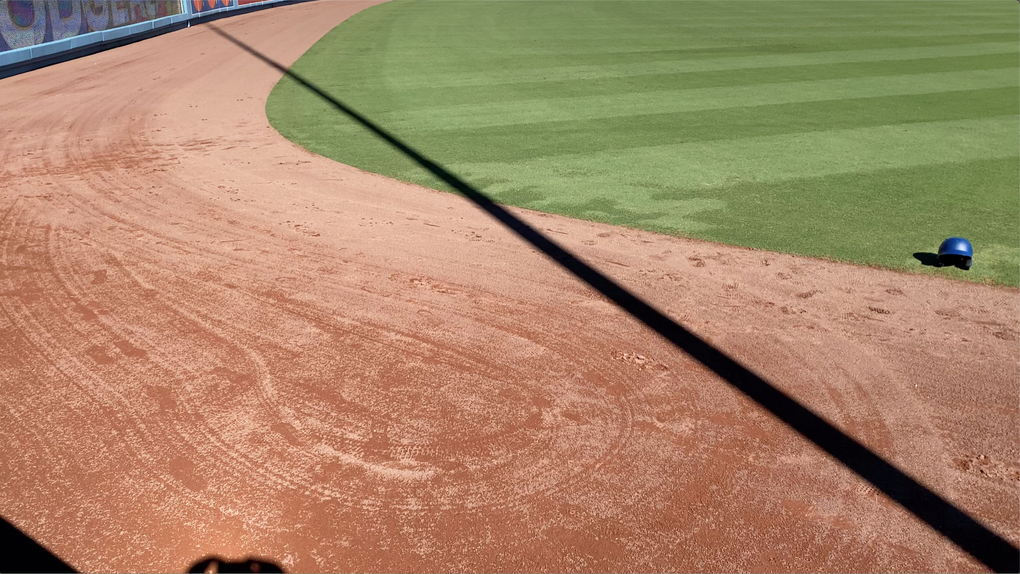 Dodger Stadium Warning Track