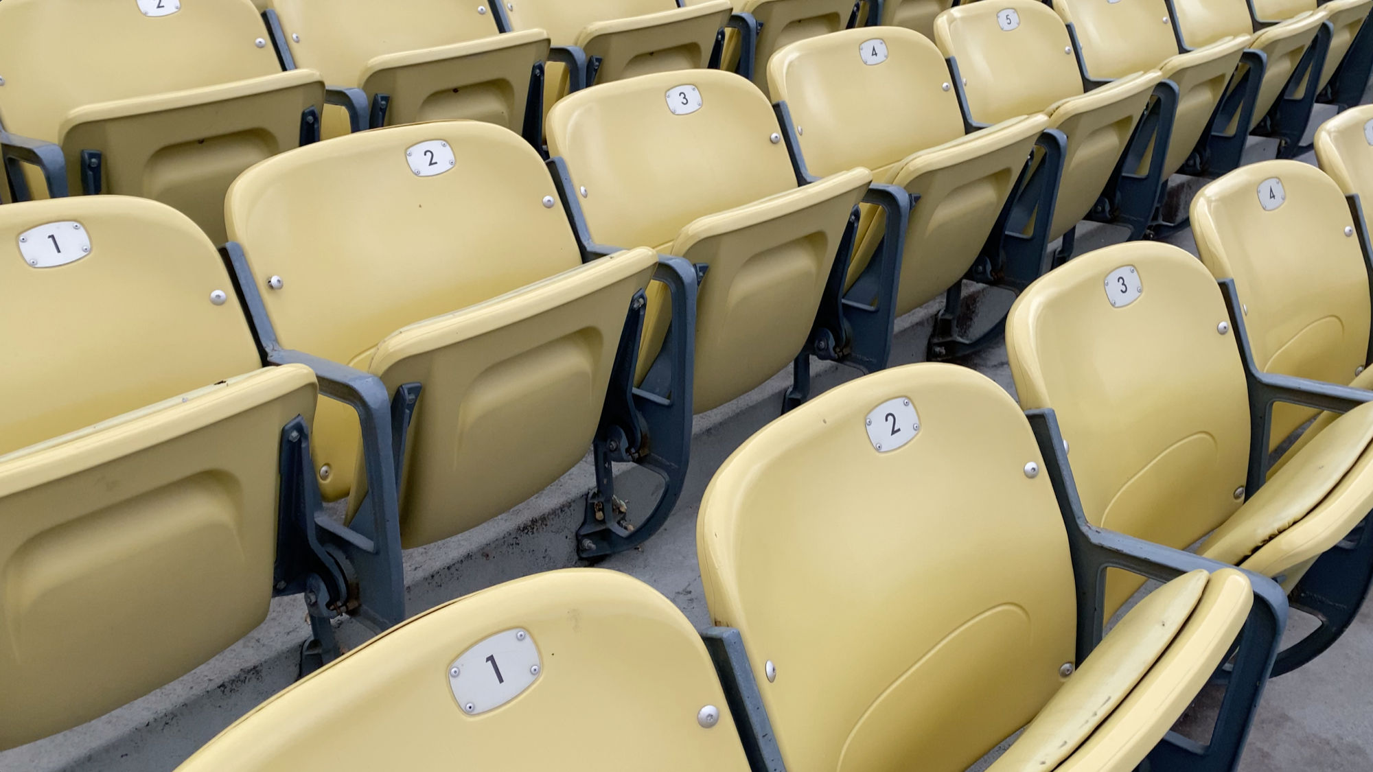 Dodger Stadium Yellow Seats