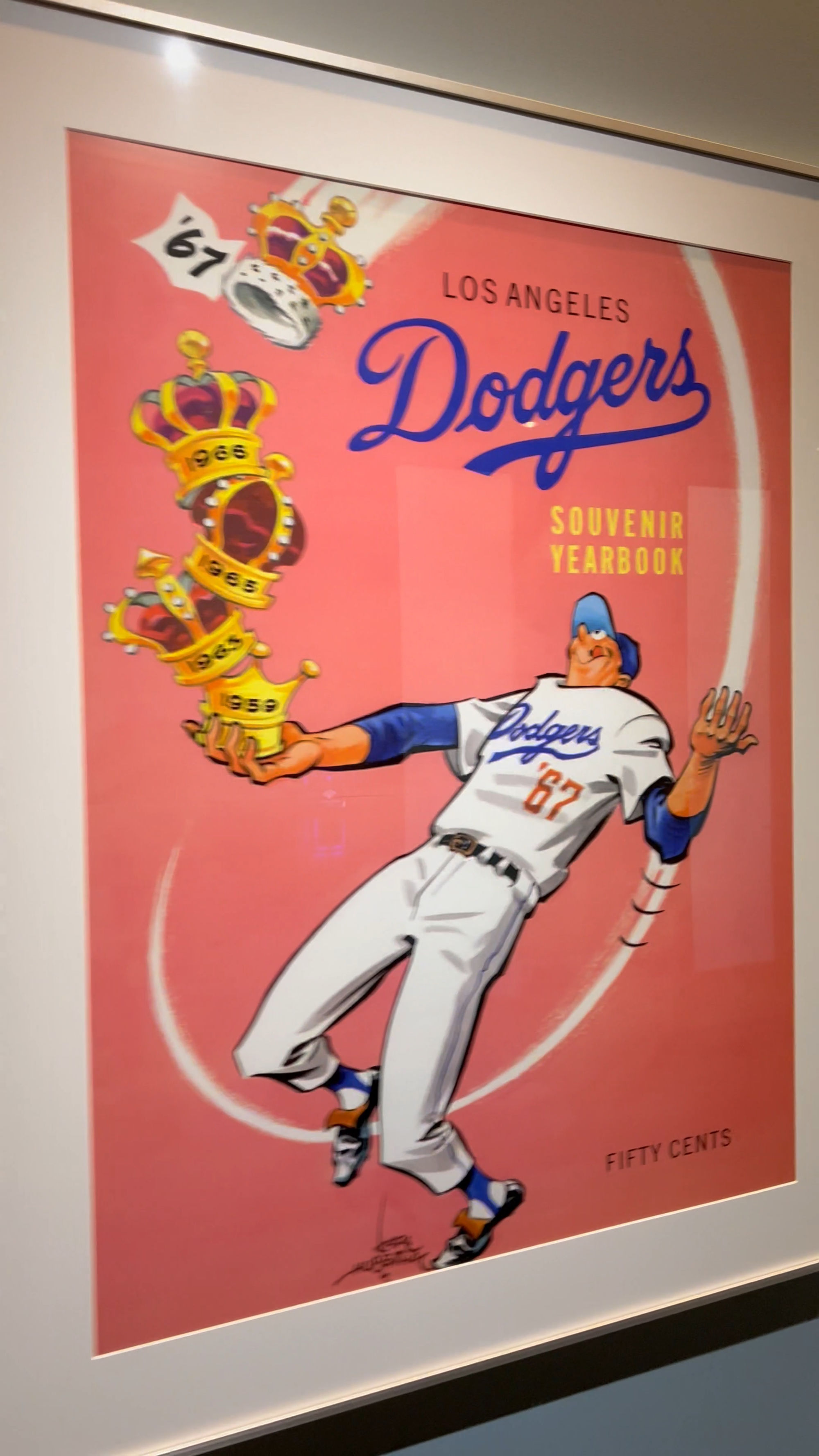 Dodgers 1967 Yearbook