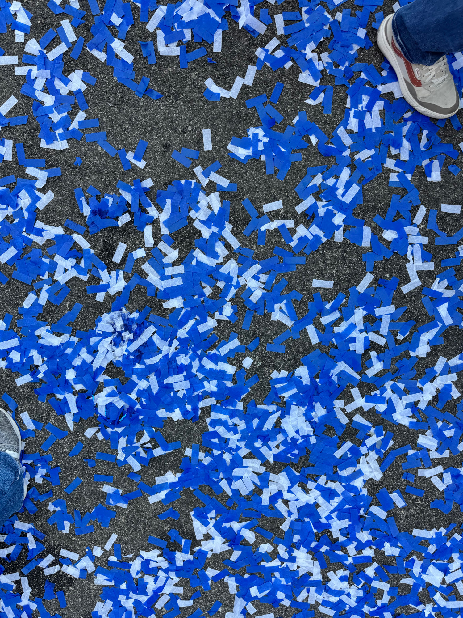 Dodgers 2024 Parade Confetti