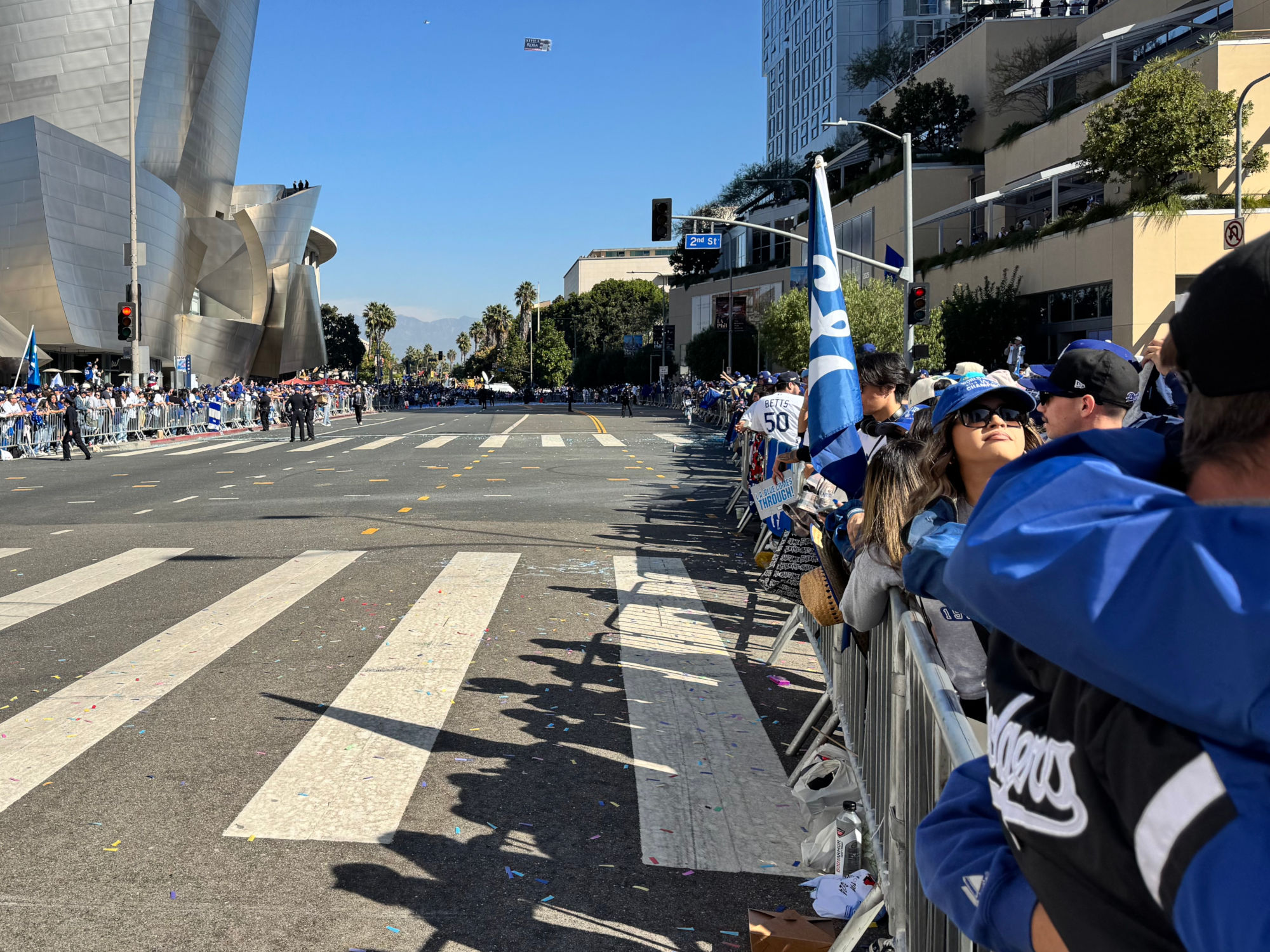 Dodgers 2024 Parade Stella Rosa Airplane Banner