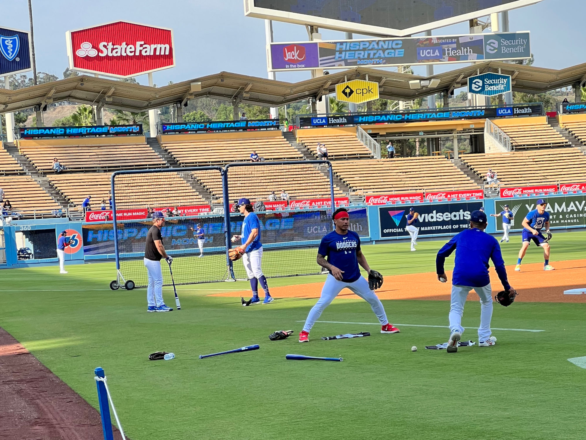 Batting Practice Dodgers Batting Practice