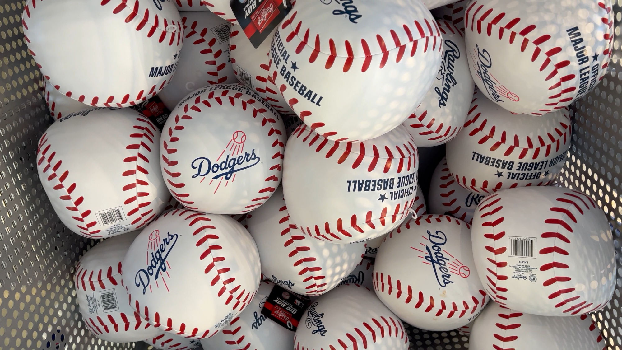 Official Team Store Dodgers Bean Bag Baseballs