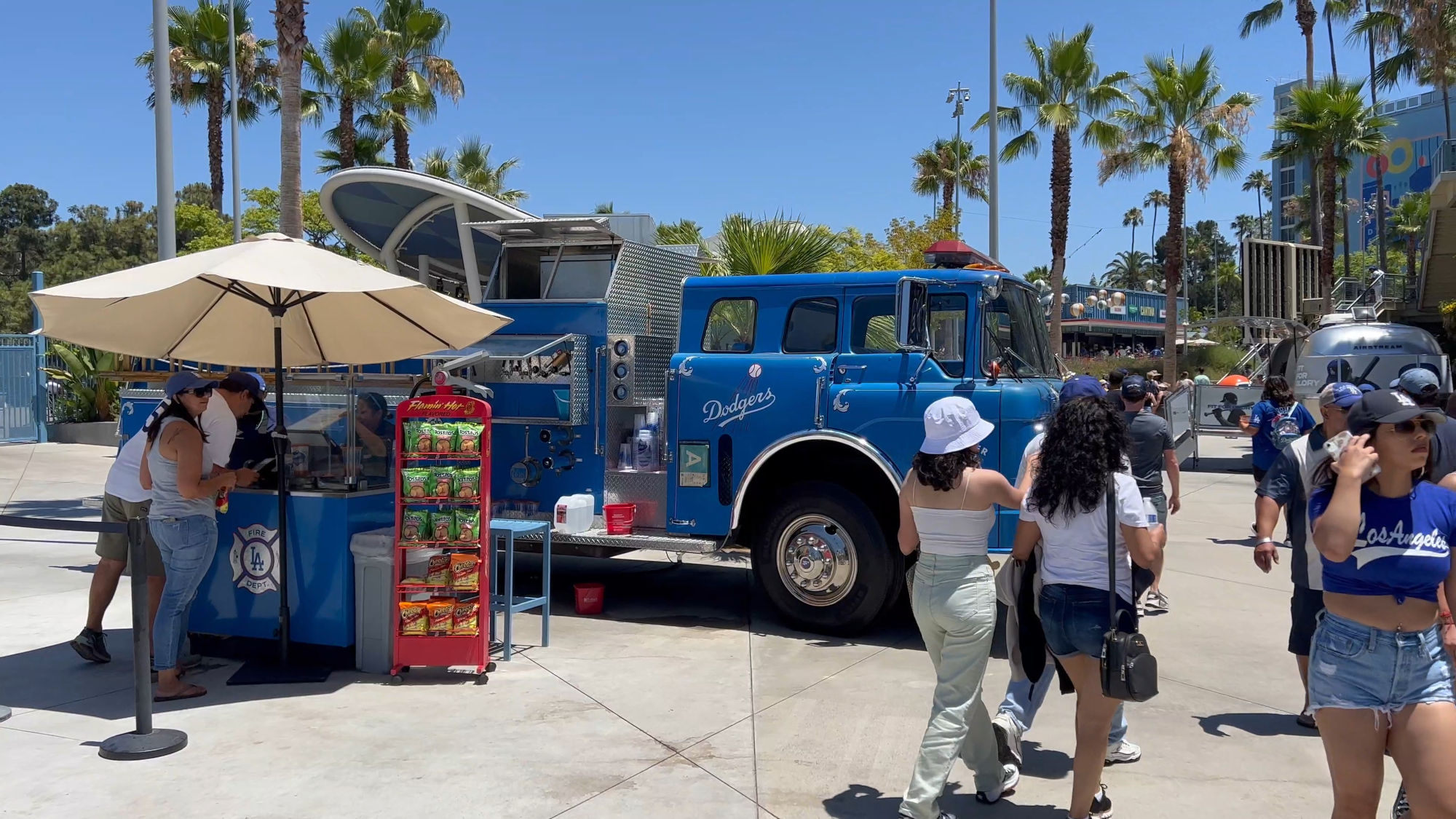 Dodgers Blue Fire Truck