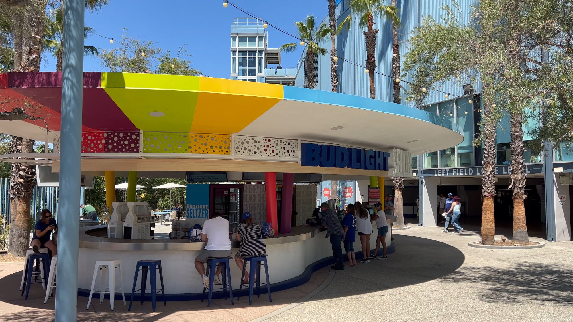 Dodger Stadium Bud Light Seltzer Bar