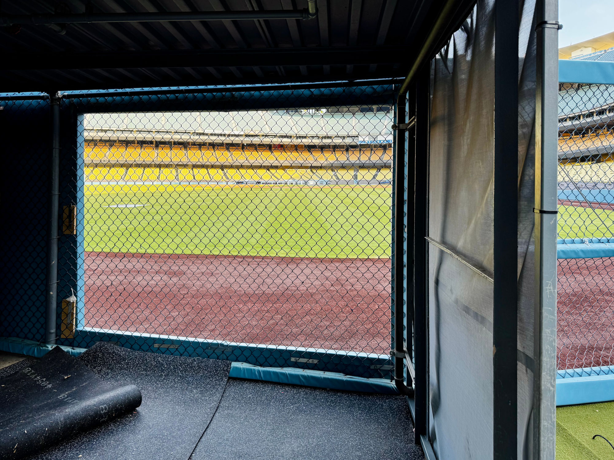 Dodger's Bullpen Field View Window