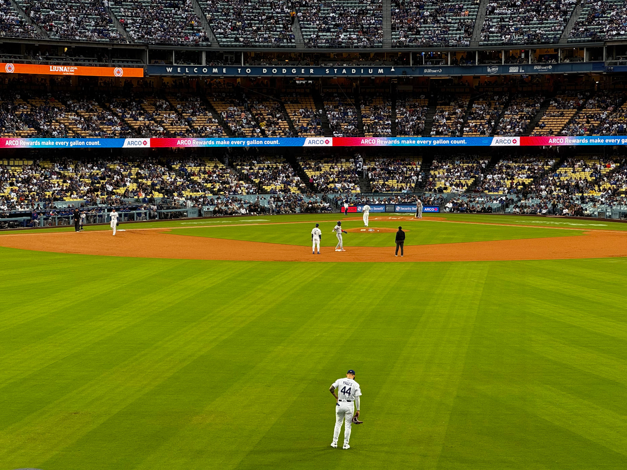 Center Field View Dodgers Cameras Center Field View