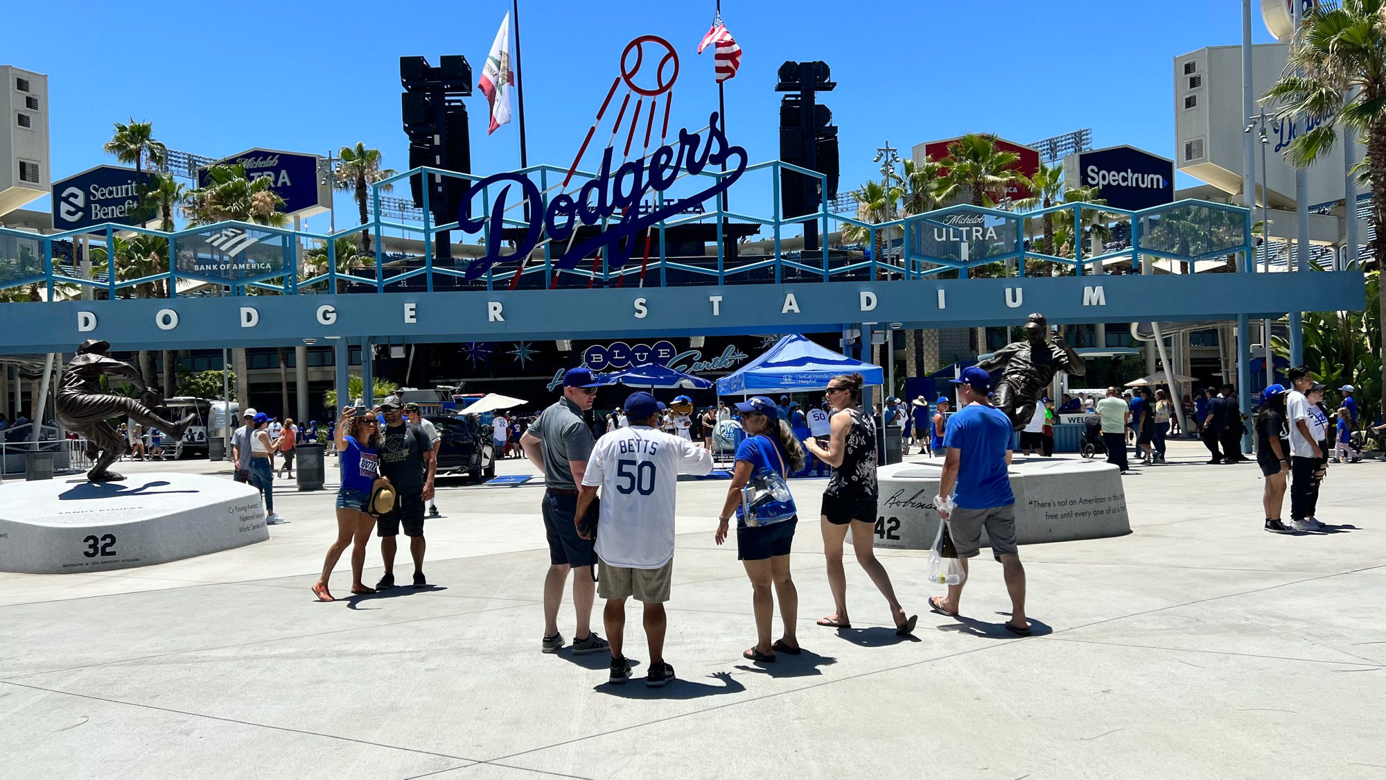 Dodger Stadium Centerfield Plaza