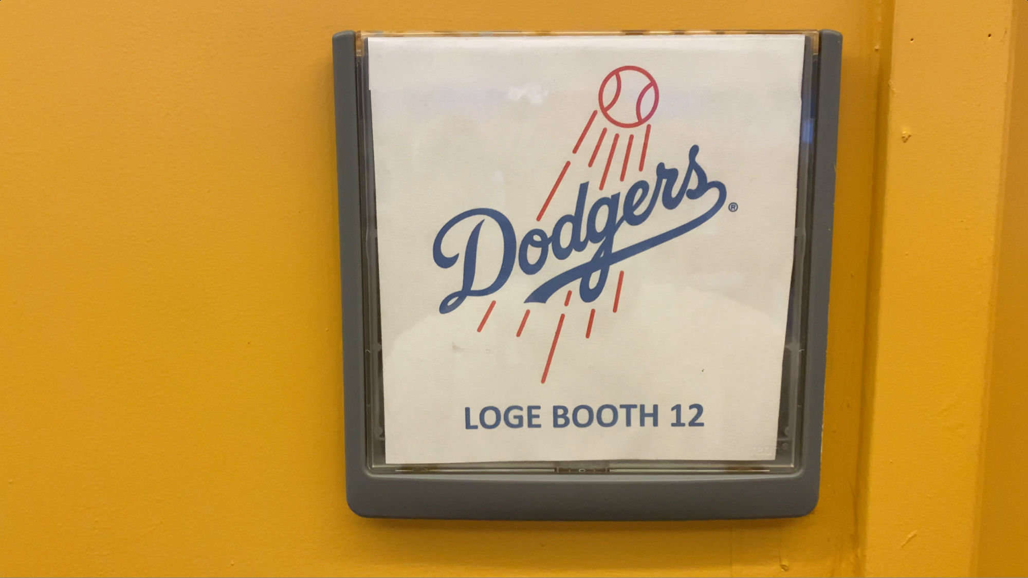 Dodgers Loge Booth 12
