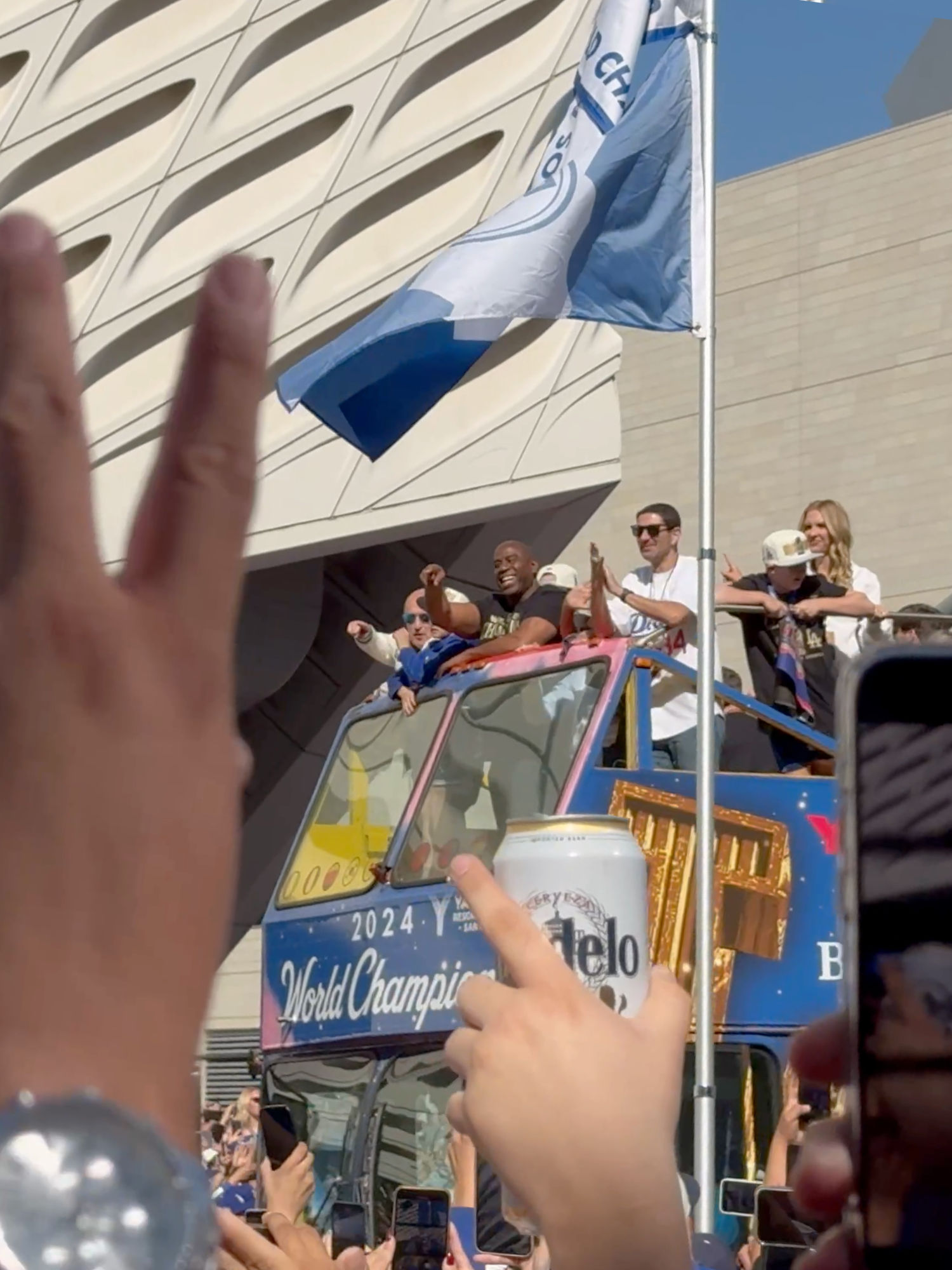 Dodgers Parade Magic Johnson