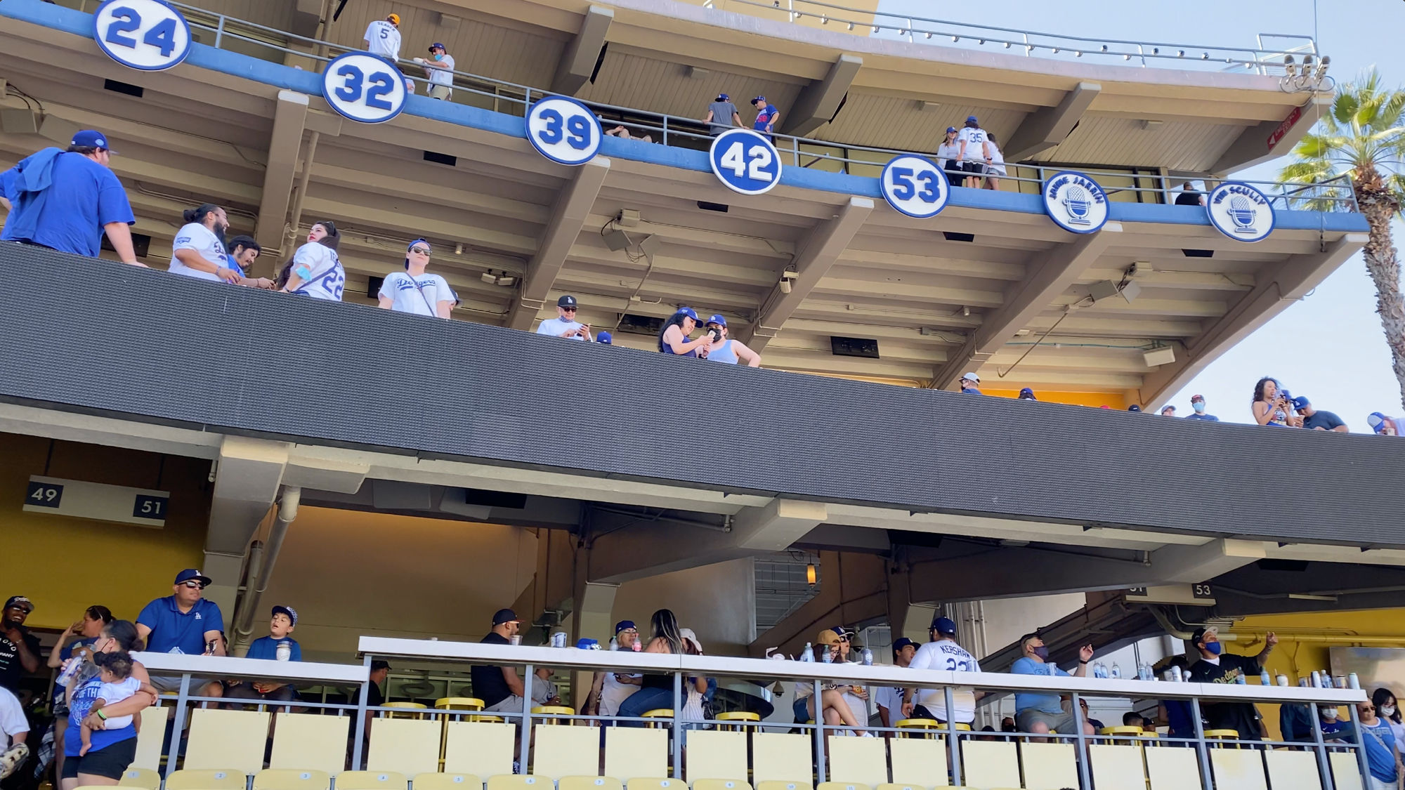 Dodger Stadium Retired Numbers