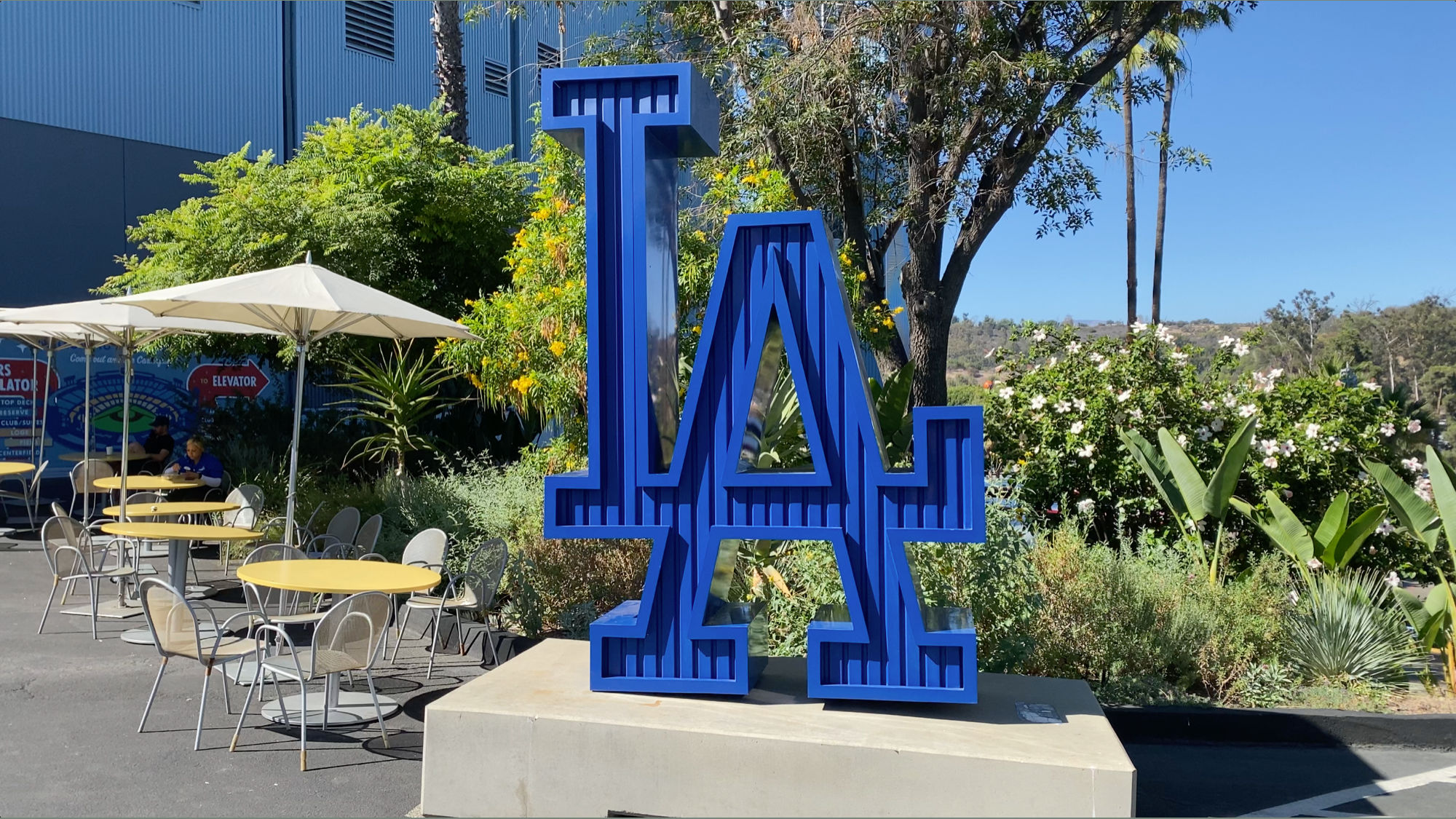 Dodger Stadium LA Logo