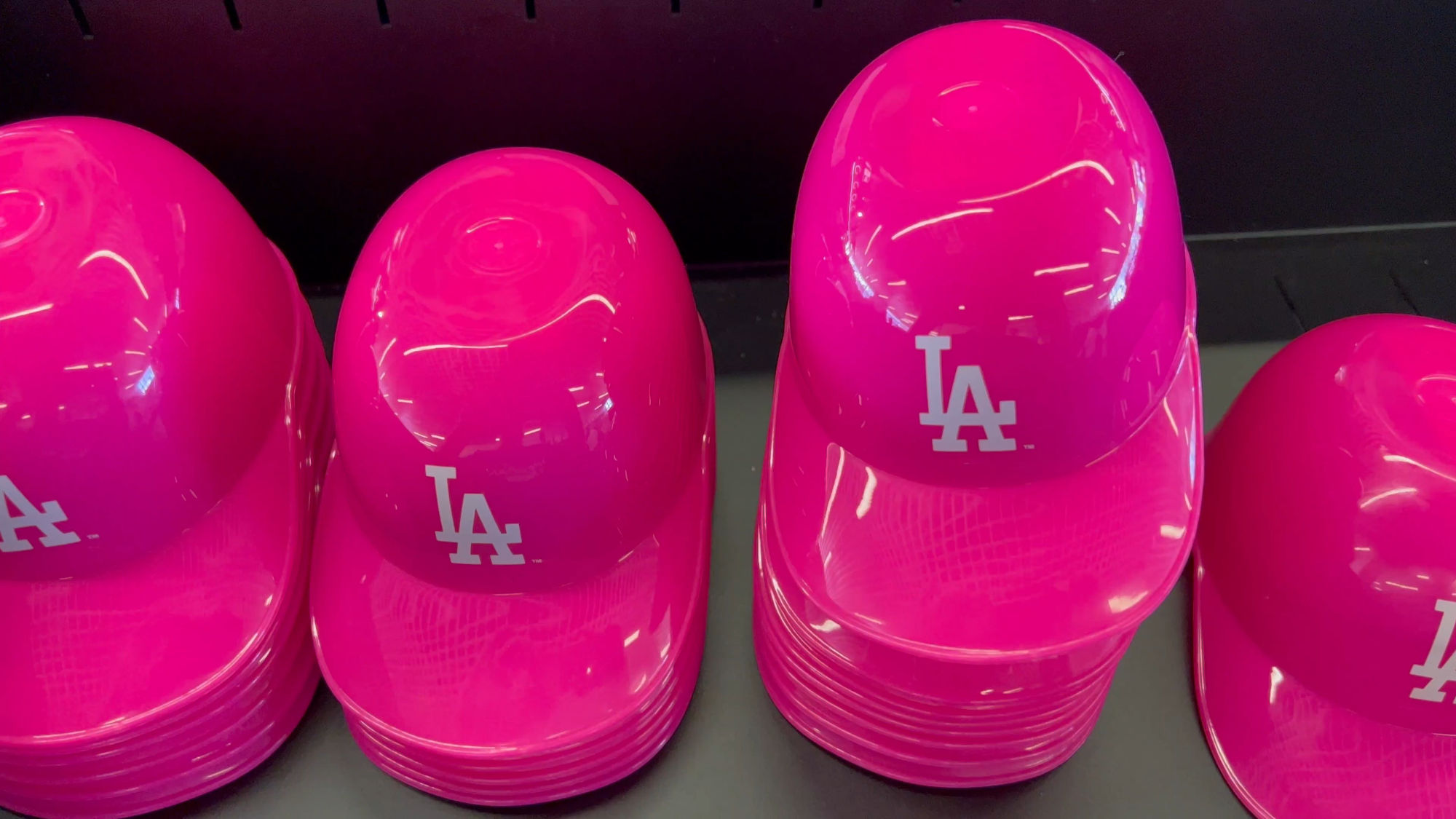 Dodgers Store Pink Helmets