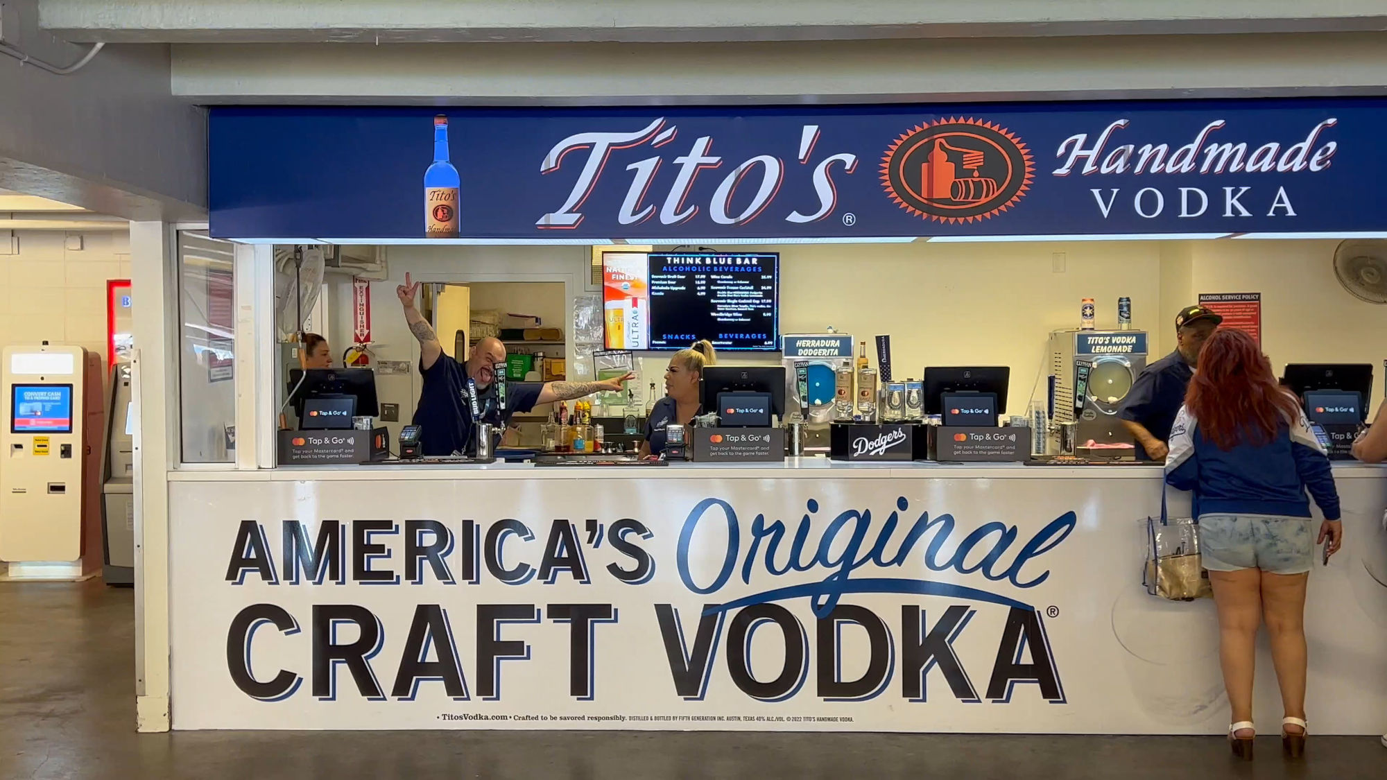 Tito's Think Blue Bar