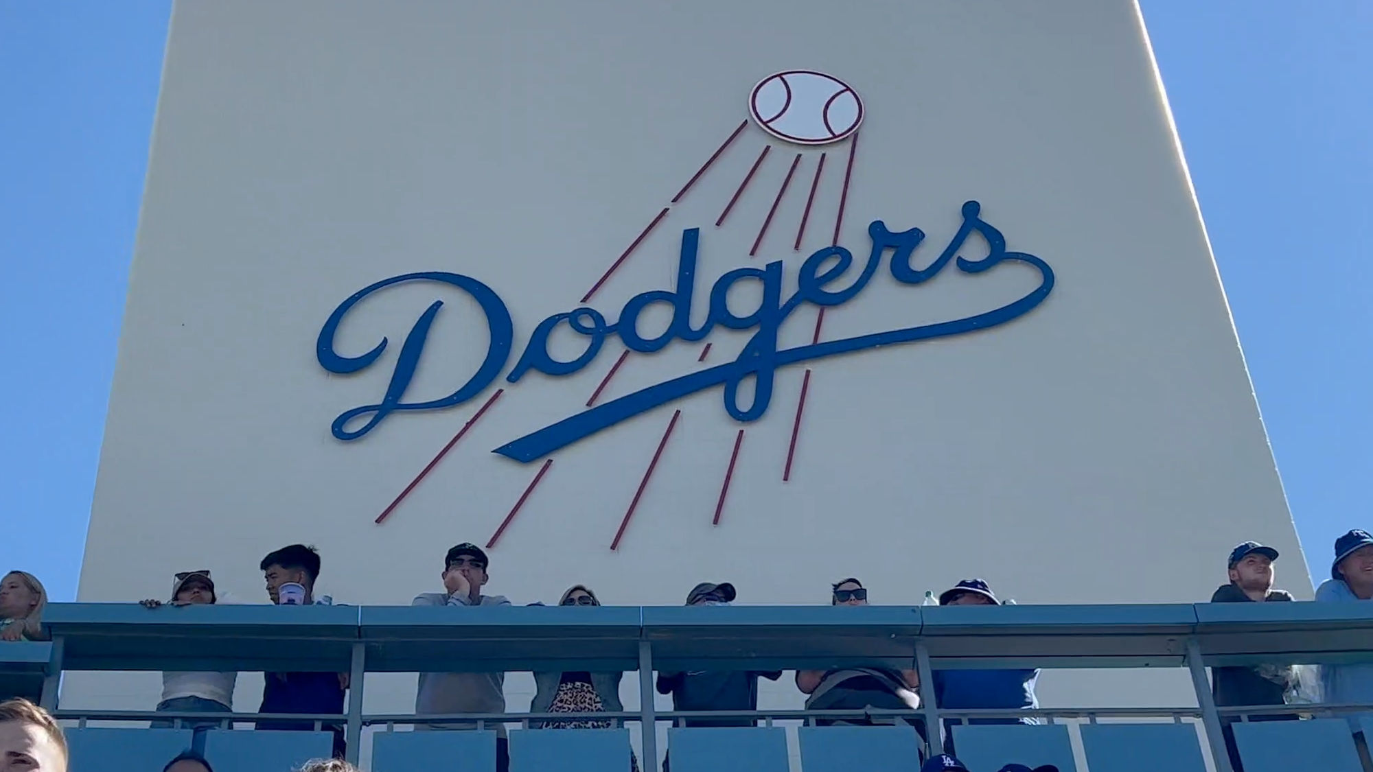 Dodger Stadium Top Deck Dodgers Logo