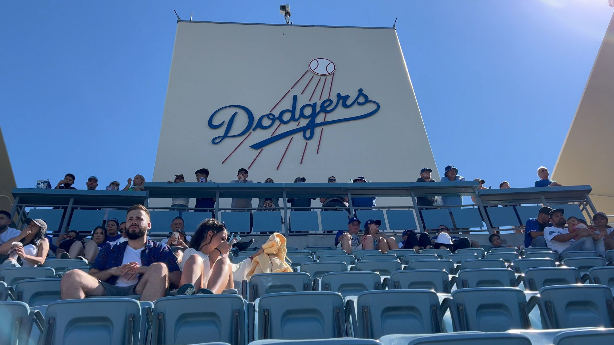 Dodger Stadium Top Deck Dodgers Logo