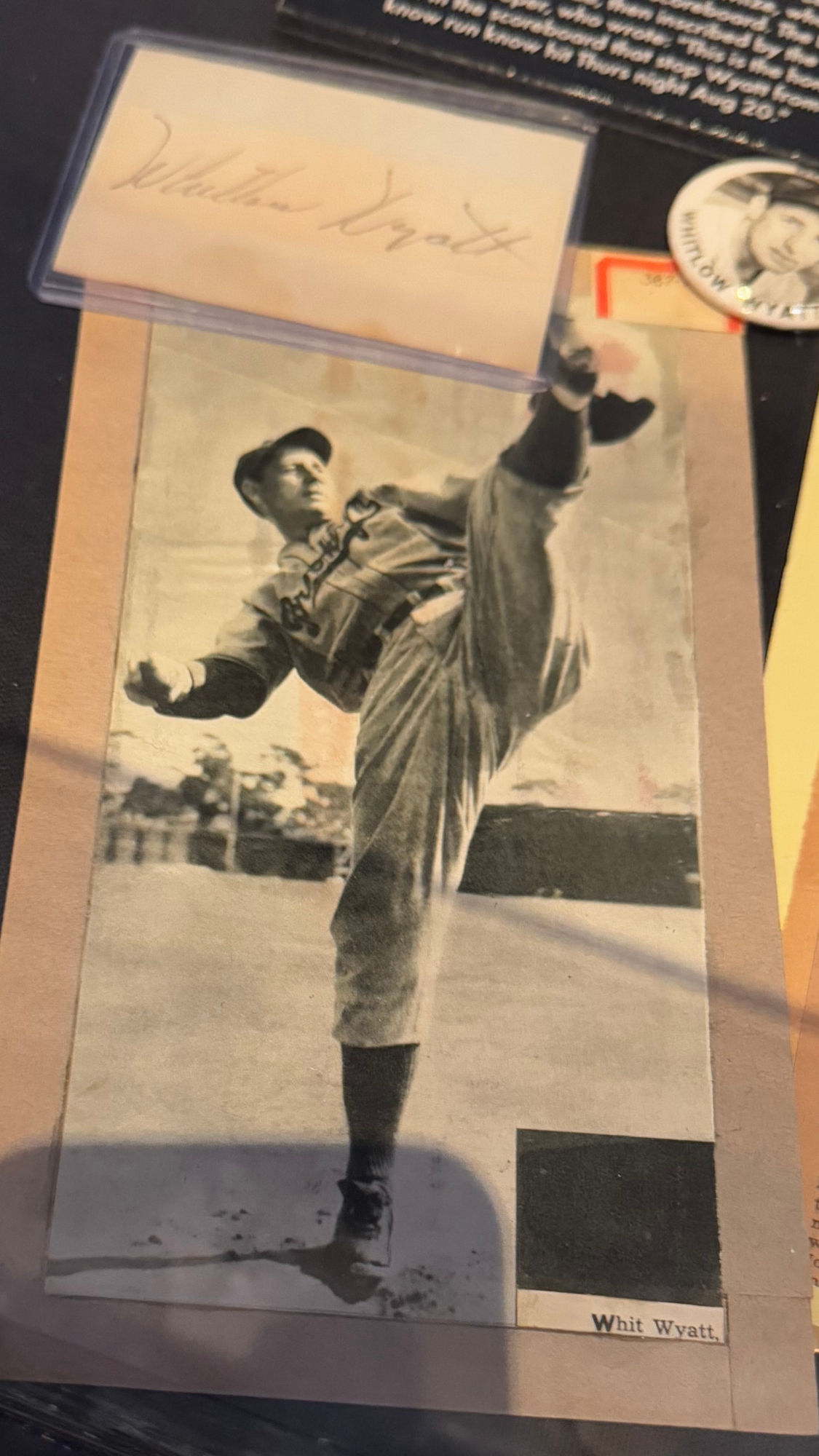 Whit Wyatt Dodgers World War II Whit Wyatt