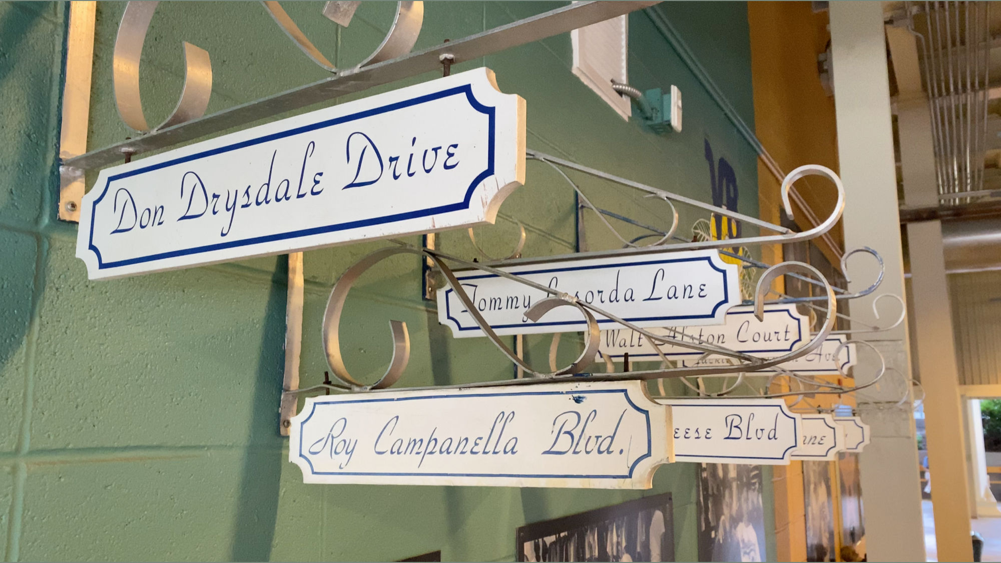 Dodgertown Street Signs