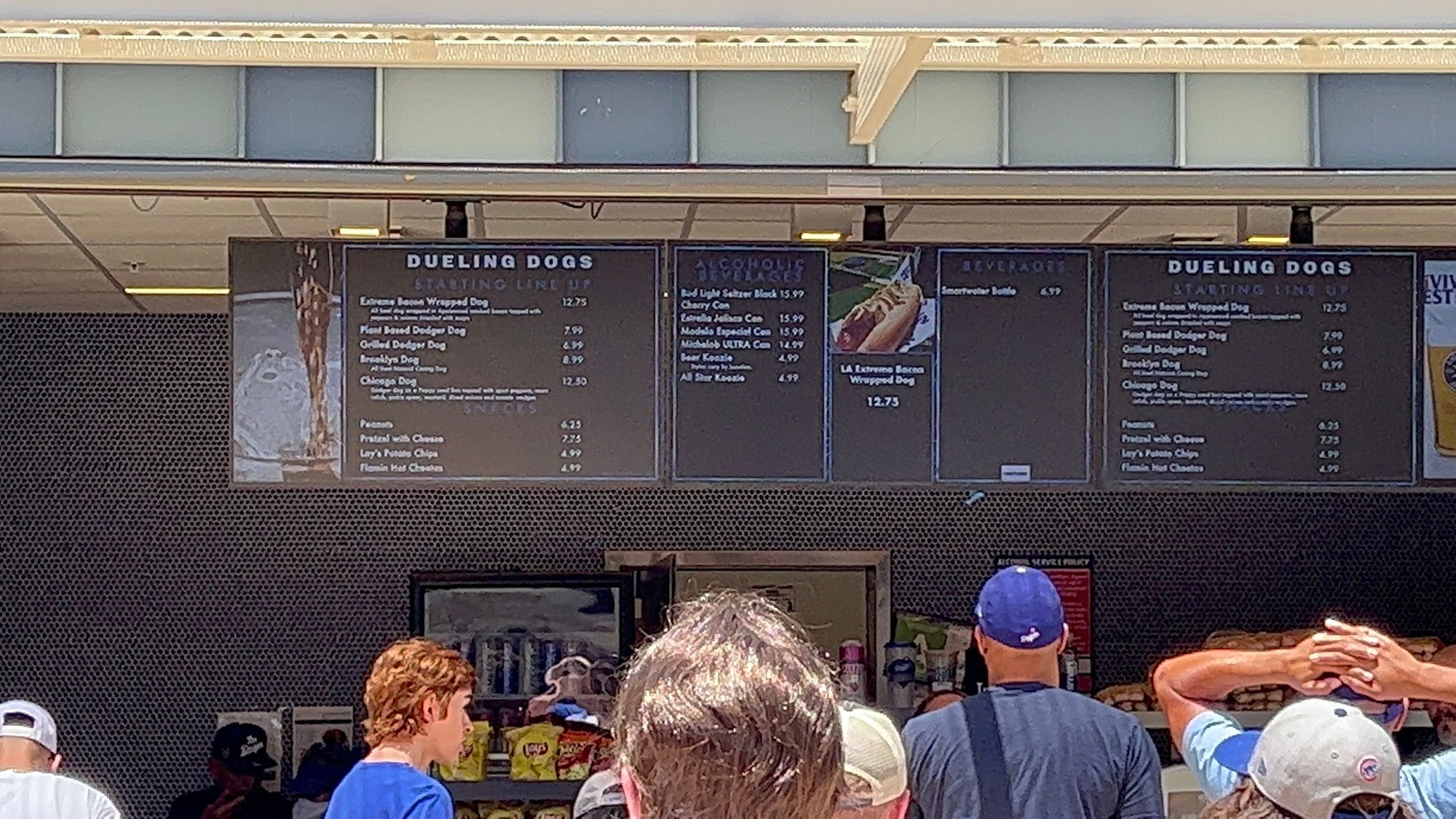 Dodger Stadium Dueling Dogs