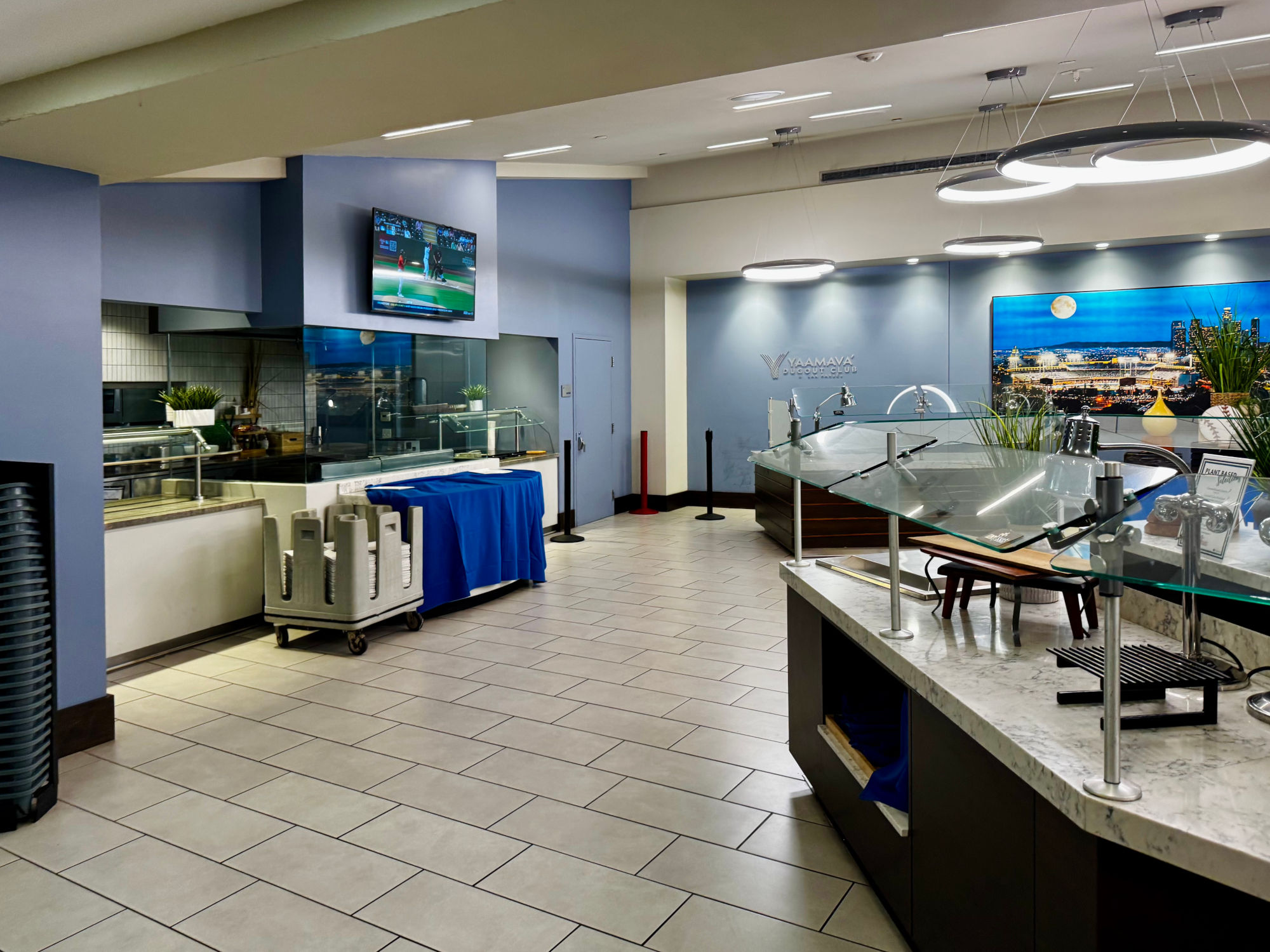 Buffet Layout Dugout Club Buffet Layout