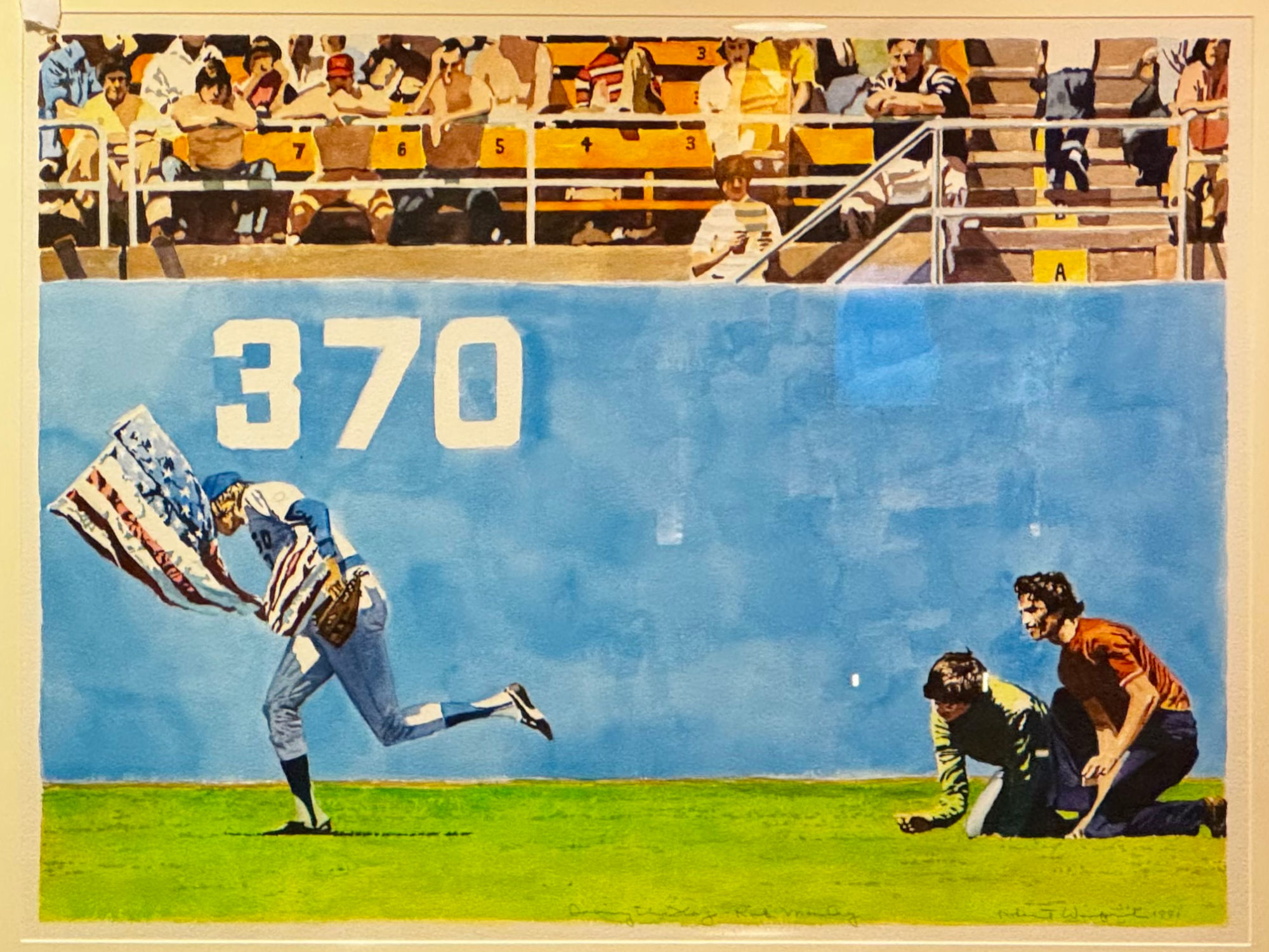 Rick Monday Saves the Flag Dugout Club Photos Rick Monday Saves the Flag