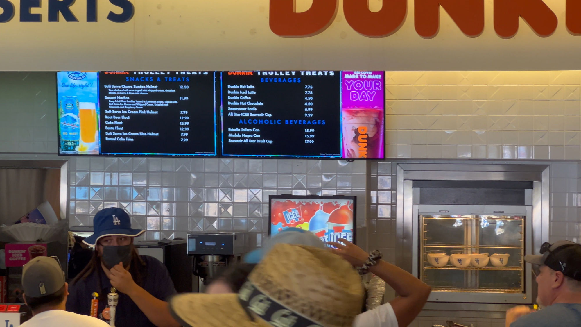 Dunkin Trolly Treats Menu