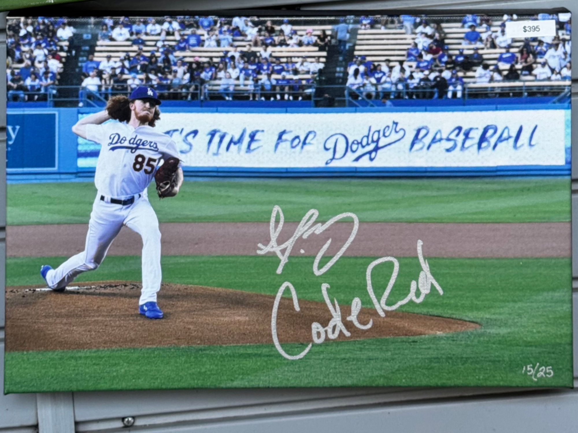 Autographed Dustin May Autographed