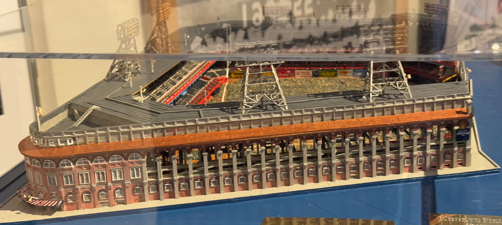First Base Side Ebbets Field Model First Base Side