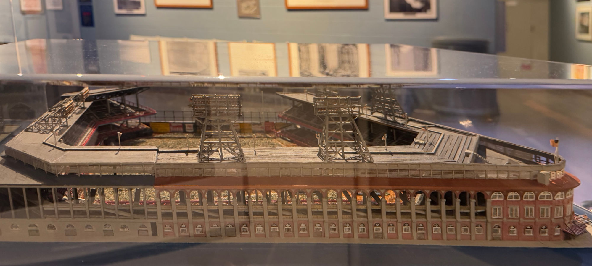 Third Base Side Ebbets Field Model Third Base Side