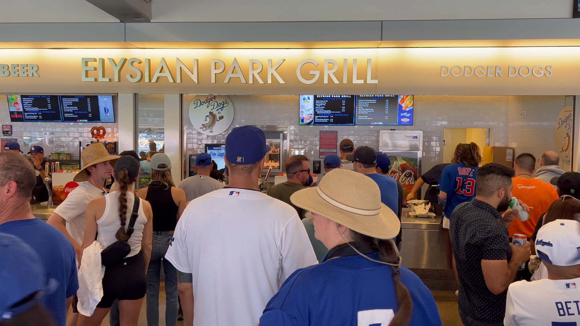 Cold Beer Dodger Dogs Elysian Park Grill Cold Beer Dodger Dogs