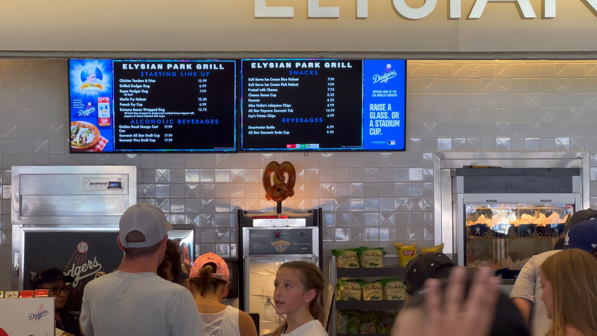 Elysian Park Grill Field Level Menu