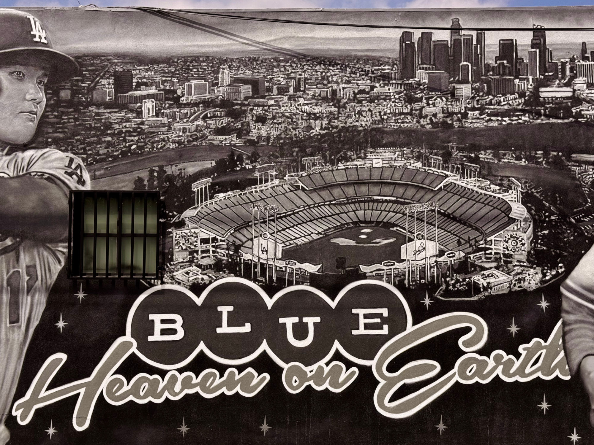 Elysian Valley Mural Blue Heaven on Earth